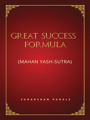 cover image of Great Success Formula for Life